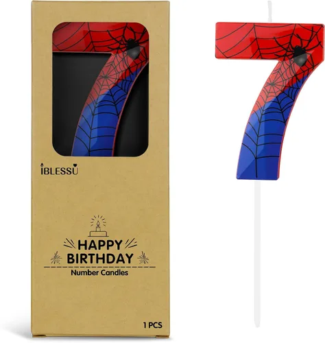 Vista 19 de Velas de cumpleaños de autos de carreras número 1, velas de cumpleaños a cuadros negros y blancos de 2.68 pulgadas, velas con números con temática