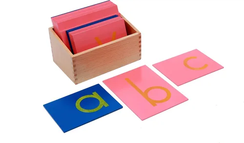 Vista 2 de Montessori Materials Letras de papel de lija en minúsculas - Impresión