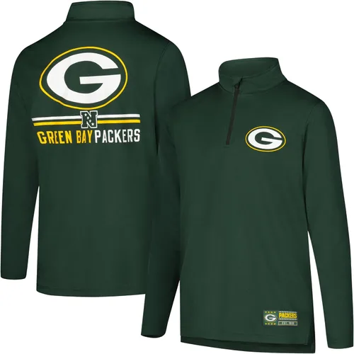 Vista 42 de Ultra Game - Camiseta juvenil NFL oficial con cremallera de un cuarto y manga larga súper suave
