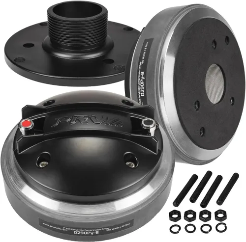 Vista 7 de PRV AUDIO D290Py-S 180 Watts 1" Pro Audio atornillado controlador de compresión 8 ohmios (individual)