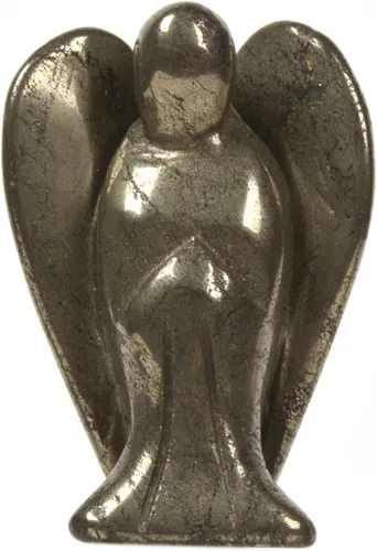 Vista 37 de Justinstones Estatua de Ángel de la Guarda de Gema Tallada en 7 Chakras, Ángel de la Paz en Bolsillo, 5 cm