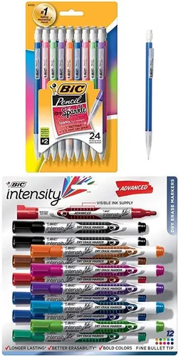 Vista 3 de BIC - Lápiz mecánico Xtra-Sparkle, punta media (1/32 pulgadas), 24