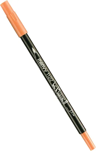 Vista 6 de Uchida 1122-C-3 Marvy Extra Fine Tip Le Plume II Rotulador de doble punta, azul