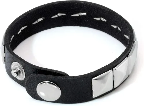 Vista 3 de Eigso - Pulseras punk, de piel sintética, para hombres y mujeres, estilo retro, vintage, clásicas, con tachuelas, para hombre y mujer