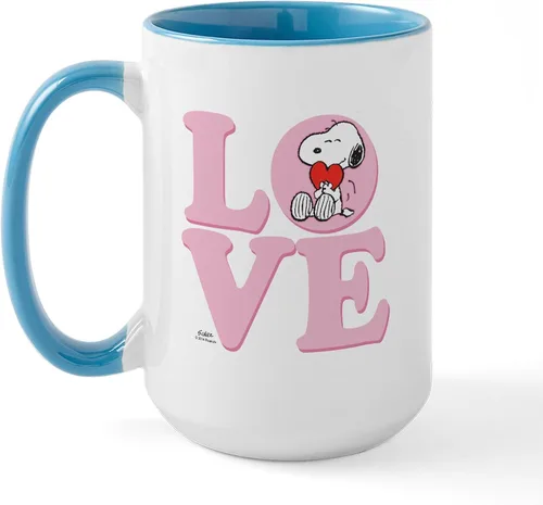 Vista 37 de CafePress SNOOPY Joe Cool - Taza de café de cerámica (15.0 fl oz)