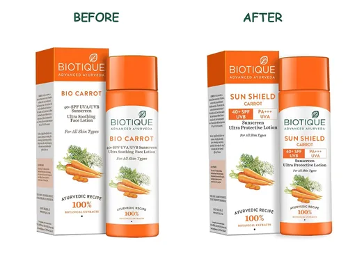 Vista 10 de Biotique Loción solar facial y corporal SPF 40 - Zanahoria 4.1 fl oz