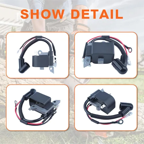 Vista 3 de Bobina de encendido para motosierra Poulan 2200 2500 2600 2750 Pp295 2775 2900, para motosierra Husqvarna 136 137 141 23 235 240 26 36 41 motosierra