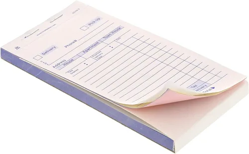 Vista 6 de AmerCareRoyal - Bloc de cheques para invitados, 14 líneas, tres partes sin carbono, 3.4 x 6.69, 50 formas/bloc, 50 almohadillas/caja