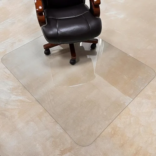 Vista 9 de Tapetes para sillas de cristal transparente, duras y resistentes (versión mejorada), 1/5 de pulgada de grosor, 47 x 35 pulgadas, puede usarse