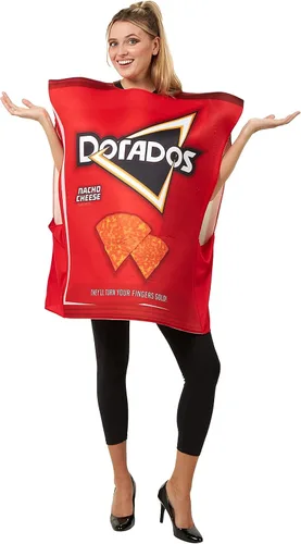 Vista 6 de Bag of Chips Halloween Costume One Size fits Most Slip On Adult Halloween Costume Funny Adult Costume