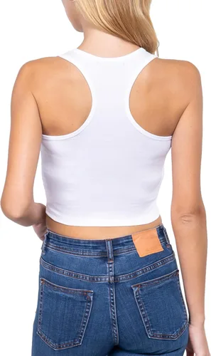 Vista 6 de Camiseta sin tirantes, de algodón para mujer, de espalda cruzada