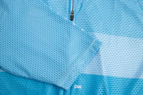 Vista 54 de GCRFL Maillot de ciclismo para hombre con 3+1 bolsillos con cremallera manga corta ciclismo ciclismo camiseta de ciclismo transpirable tela de malla
