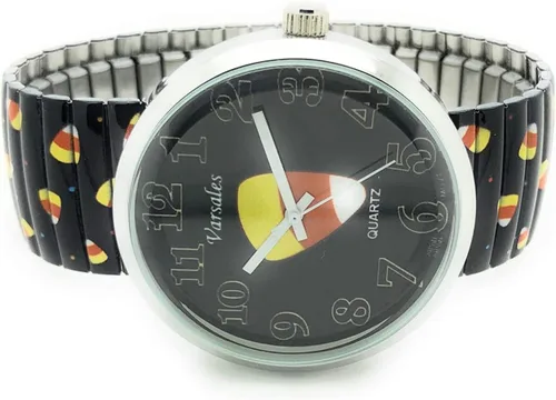 Vista 2 de Varsales Reloj de moda analógico de cuarzo con banda elástica elegante y elástica para mujer