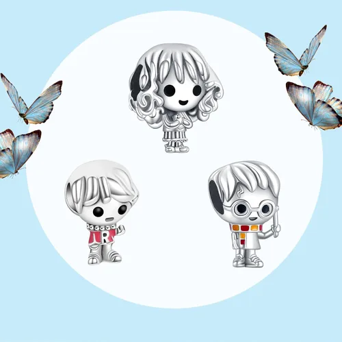 Vista 2 de Dijes colgantes de plata de ley 925 para cámara, mapa de corazón, brújula, triple equipaje, para pulseras, collares, elfo, cachorro, rayo, planeta