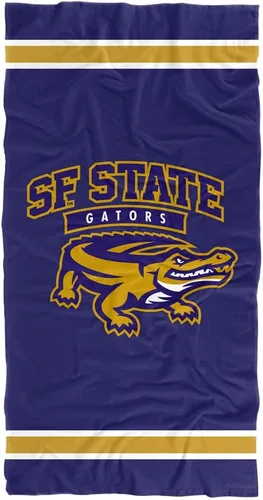 Vista 167 de LOGOVISION Manta Abilene Christian University, 30 x 60 pulgadas, logotipo primario CottonFront/PolyBackBeachTowel
