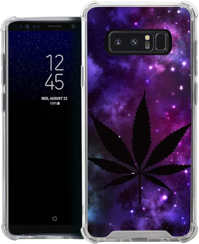 Vista 29 de CasesOnDeck Funda compatible con [Samsung Galaxy Note 8] Note 8, funda delgada y transparente de poliuretano termoplástico flexible con protección