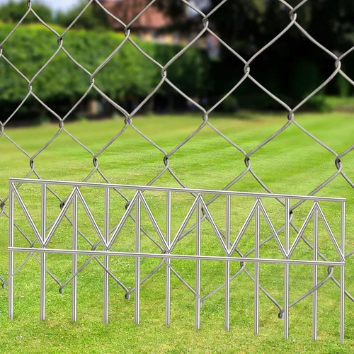 Vista 7 de Paquete de 5 vallas de barrera para animales de 24 pulgadas de largo x 15 pulgadas de alto, producto patentado para valla subterránea sin