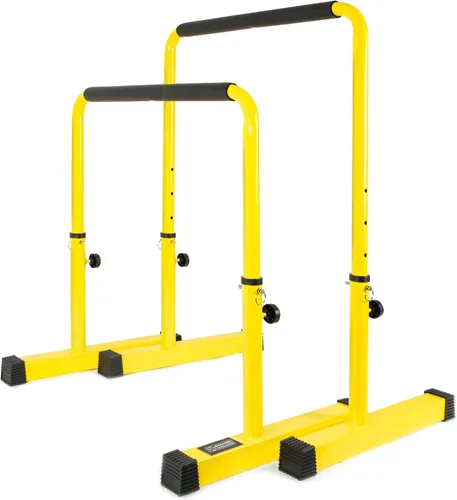 Vista 7 de POWER GUIDANCE Barra de Fondos, Estación de Barras de Fondos para Entrenamiento de Fuerza de Cuerpo Completo, Altura Ajustable 30 Pulgadas - 38.6