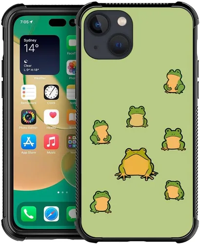 Vista 18 de Compatible con iPhone 13 Mini, diseño de H Art Cat Pattern, H Funda protectora de TPU resistente a arañazos y golpes para iPhone 13 Mini de 5.4