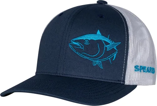 Vista 3 de Gorra Trucker Atún Azul: Adjustable Snapback Pesca Submarina Pesca