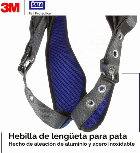 Vista 7 de DBI-SALA Arnés de seguridad de posicionamiento de distribución de peso de construcción 3M Comfort