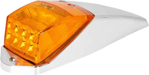 Vista 2 de GG Grand General 77564 Spyder Amber/Amber 17 LED Cab Light con carcasa de plástico cromado para modelos Grakon 5000