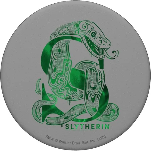 Vista 3 de Harry Potter Slytherin S Logo PopSockets Grip y soporte para teléfonos y tabletas, Negro