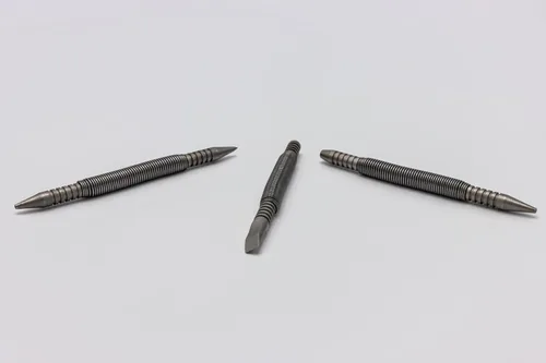Vista 5 de SpringTools CA198 - Juego de carpintería de 3 piezas con iniciador de uñas, juego de uñas, cincel de madera, punzón central