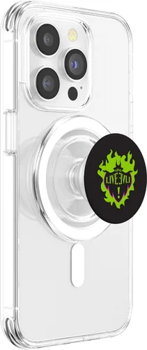 Vista 3 de Disney Descendants Maléfica Long Live Evil PopSockets MagSafe PopGrip para iPhone