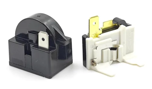 Vista 5 de Relé de arranque del compresor de 4.7 ohmios de 1 pin Kit de sobrecarga PTC compatible con mini refrigeradores, refrigeradores compactos