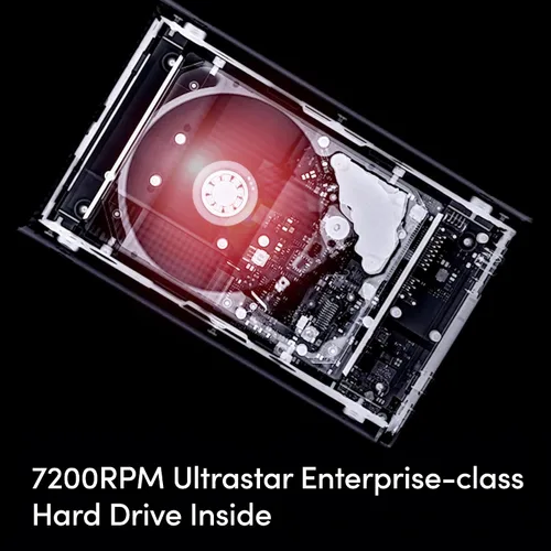 Vista 3 de SanDisk Professional 6TB G-Drive Project - Disco Duro Externo, Thunderbolt 3, USB (10Gbps), Disco Duro Ultrastar de 7200RPM, Hasta 250MB/s