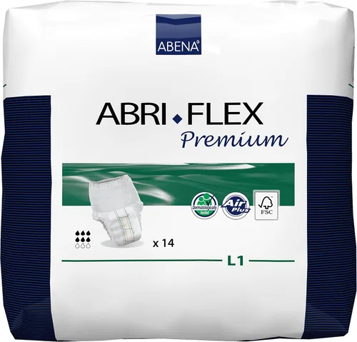 Vista 2 de Abena Abri-Flex Ropa interior protectora de primera calidad, 41086-6, L1, 1, 1