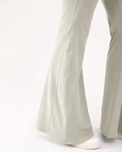Vista 2 de ODODOS Pantalones de yoga con cintura cruzada para mujer, no se transparentan, para deportes, gimnasio, entrenamiento