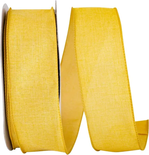 Vista 41 de Cinta Reliant Ribbon 92573W-031-09K para borde con alambre Everyday Linen Value, 1-1/2 pulgadas x 50 yardas, color negro