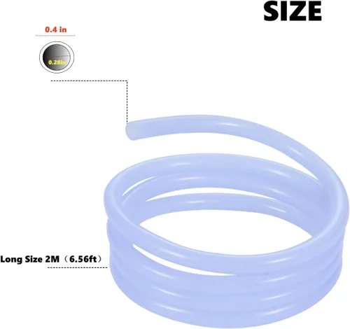 Vista 3 de Kit de enema pieza de repuesto 2M (juego de 2 piezas) Manguera de enema de PVC Accesorios de limpieza de colon