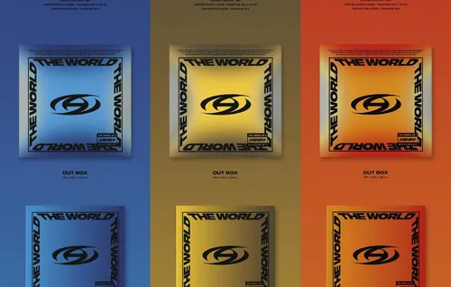 Vista 2 de DREAMUS ATEEZ The World EP.1: álbum de movimiento 3 versiones Set CD+1p Letras plegables Poster en paquete+72p Photobooklet+1ea pegatina+1p tarjeta