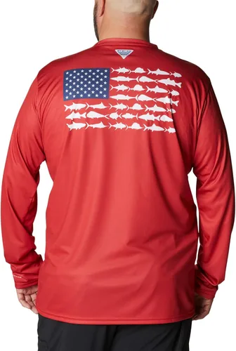 Vista 7 de Columbia PFG Terminal Tackle Fish Flag - Camisa de pesca de manga larga para hombre