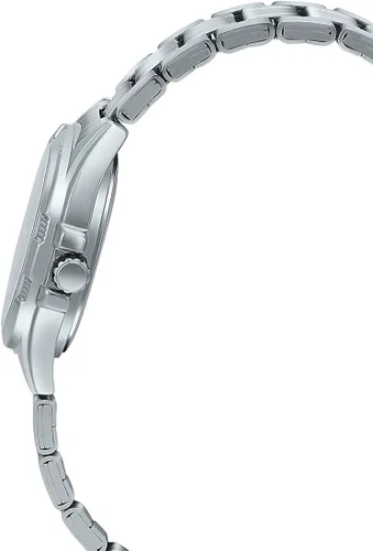 Vista 2 de Casio LTP1308D-4AV Reloj analógico de acero inoxidable para mujer esfera rosa con fecha