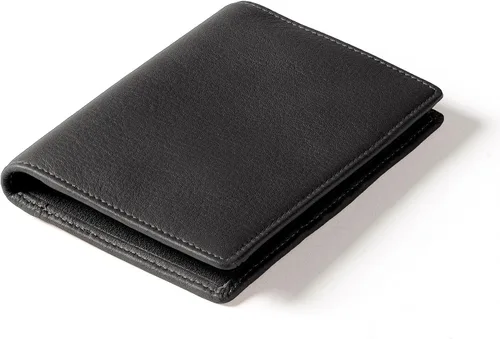 Vista 3 de Leatherology Funda para pasaporte Leatherology Deluxe, Rfid Black Onyx, Cartera Rfid