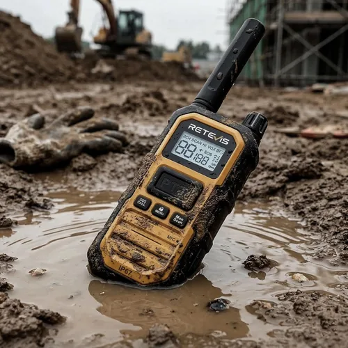 Vista 14 de Retevis RB48PLUS GMRS Walkie Talkies de largo alcance, IP67 impermeable