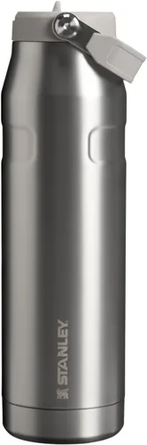Vista 23 de STANLEY - Botella de agua IceFlow Flip Straw 2.0 con pajilla abatible, abertura más grande, acero inoxidable aislado, sin bisfenol A, 16 onzas