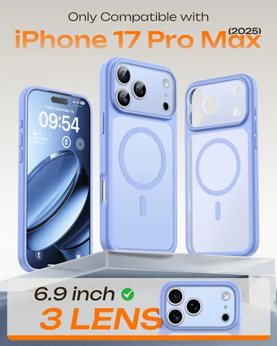 Vista 584 de TOCOL Funda para iPhone 11, compatible con Magsafe, protección completa de cámara, imanes integrados, protección contra caídas, funda translúcida