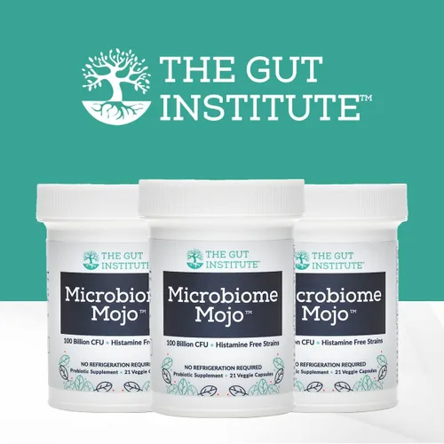 Vista 7 de Microbiome Mojo - Probióticos 2 en 1 de alta potencia, 100 mil millones de UFC más 500 millones de probióticos viables a base de suelo por cápsula