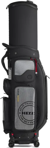 Vista 2 de HELIX -Bolsa de carrito de golf de golf, fácil de transportar, bolsa retráctil para carrito de golf con chasis de ruedas de bloqueo y empuñadura