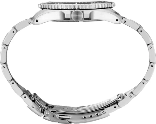 Vista 2 de SEIKO PROSPEX Solar Diver's Reloj de acero inoxidable SNE589, plateado, Buzo