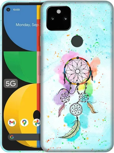 Vista 28 de GlamCase for Google Pixel 5a 5G, Pixel 5a Case - Basketball On Fire Printed Cute Slim Fit Hard Plastic Protective Designer Back Phone Case/Cover for
