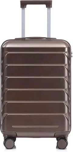 Vista 33 de GDFStudio Juego de equipaje de 3 piezas de 20/24/28 pulgadas, maleta giratoria de carcasa dura ABS con ruedas silenciosas de 360°, Beige, Moderno