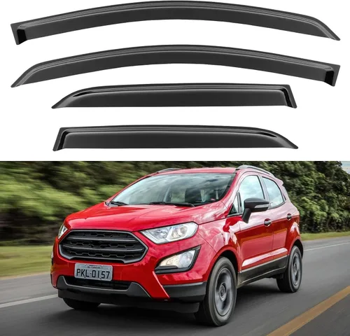 Vista 251 de YQAUTEC - Viseras para ventana, protectores contra la lluvia, compatibles con Subaru WRX 2015-2021, deflectores de viento para ventanas, viseras
