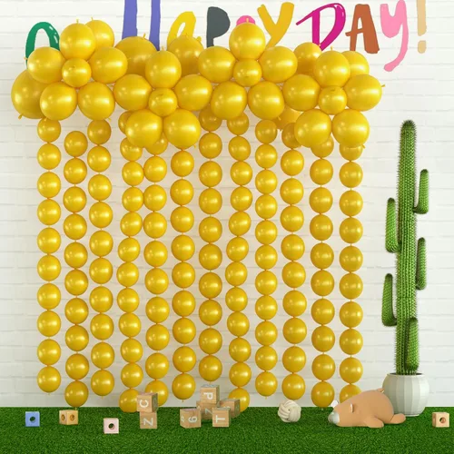 Vista 15 de 105 globos de enlace negro de 6 pulgadas, globos de enlace rápido, globos de látex para sesión de fotos, baby shower, decoración de fiesta