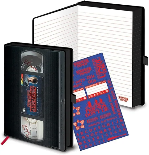 Vista 2 de Pyramid International Stranger Things - Cuaderno A5 Premium estilo VHS Temporada 1 - Producto